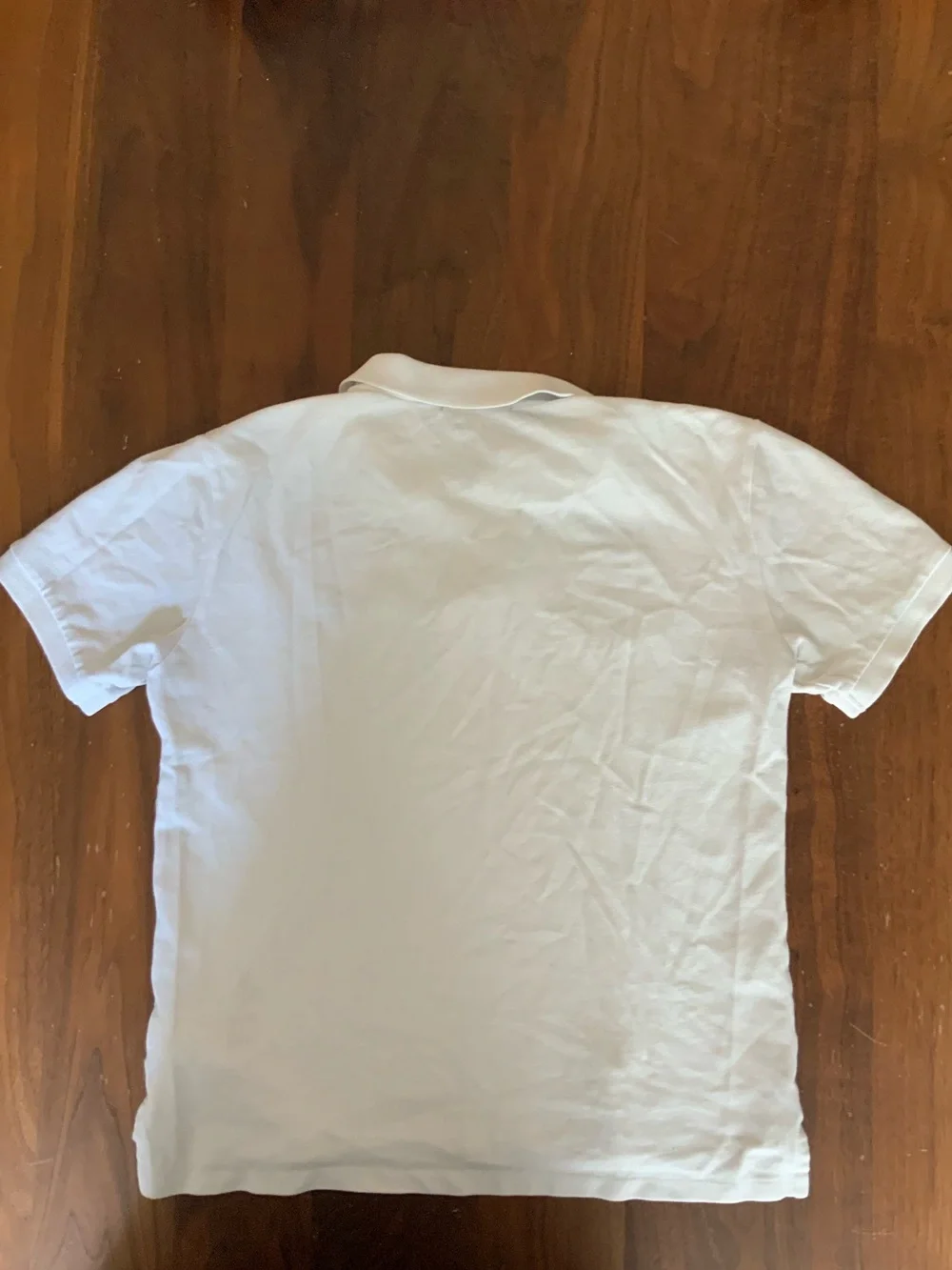 Ralph Lauren White Boys Polo with Navy Pony